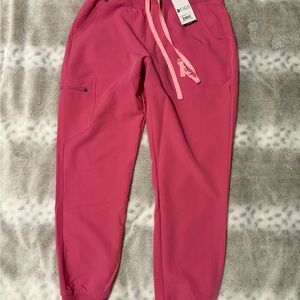 FIGS, BRAND NEW - still has tags!! 
F’ing Pink Zamora High-Waisted Jogger Scrubs